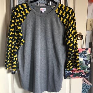 LulaRoe Dog Print Randy Large